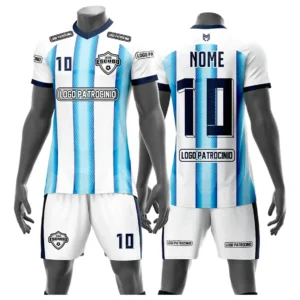 3 Uniformes De Futebol 100% Personalizados